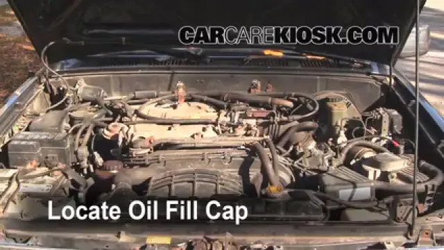 1994 Toyota 4Runner SR5 3.0L V6 Aceite Agregar aceite